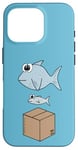 iPhone 16 Pro Big Fish Little Fish Cardboard Box, Dad Dancing Dancer Funny Case