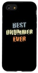 Coque pour iPhone SE (2020) / 7 / 8 Batterie pour groupe de musique Best Drummer