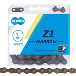 KMC Z1 Narrow Brown Chain 112 Links For Single Speed, Internal Gear, BMX