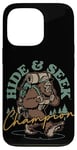 Coque pour iPhone 13 Pro Bigfoot Hide and Seek Champion Sasquatch Yeti Funny Bigfoot