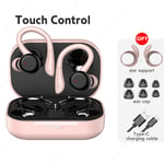 T20 sans fil Bluetooth écouteur sport étanche TWS sans fil casque HiFi stéréo écouteurs antibruit casque avec Mic-T40 rose-touch