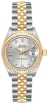 Rolex 279173-0003 Lady-Datejust 28 Hopea/18K keltakultaa Ø28 mm