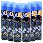 6x Yardley Bluebell & Sweetpea Body Spray 75ml