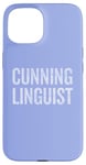 Coque pour iPhone 15 Costume d'Halloween rusé de dernière minute pour linguiste