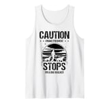 Caution I Make Frequent Stops I'm A Dog Walker Tank Top