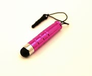 Mini Stylus Touchpenna, plast (Hotpink)