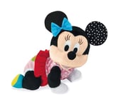 Clementoni Disney Baby Minnie Gattona avec Moi - Peluche Disney parlante Italienne, chansons et comptines, Jeu pour Enfants de 6 Mois pour Apprendre à Ramper, Premiers Pas, Centre d'activités