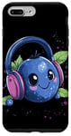 iPhone 7 Plus/8 Plus Funny Blueberry Fruit for Headphones Lovers Case