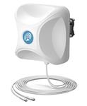 QuWireless Antenna QuPanel 5G/LTE Global MIMO 2x2, 10m cables (AP5G2-G1)