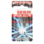 Maxell CR1616 lithium-nappiparisto 1 kpl