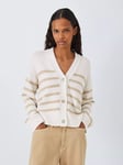 Rails Geneva Stripe Cardigan, Sand