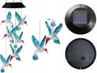 Leantoys Solar Lamp Hummingbirds Birds Led Colorful