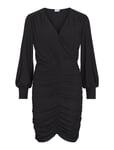 Vipartina L/S Dress - Noos Kort Klänning Black Vila