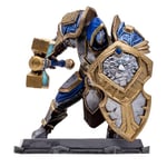 McFarlane Toys - World Of Warcraft - Édition Premium Humain : Paladin / Guerrier - Figurine de Collection & Accessoires - Personnages Emblématiques de Jeux Vidéos - Dès 12 ans - Lansay