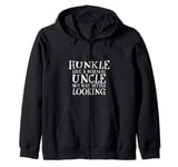 Hunkle, Like A Normal Uncle But Way Better Looking Zip Hoodie