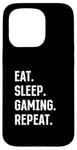 iPhone 15 Pro Eat Sleep Gaming Repeat Gaming Console Gaming & Video Gaming Case