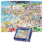 Mike Jupp Jigsaw Puzzles - I Love Summer - 1000 Piece Jigsaw Puzzle For Adults | Made In Britain | 66cm X 50cm