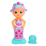 Bloopies Magic Tail Mermaids Daisy Mermaid Poupée avec Queue Brillante Amovible et Son ami de la mer ; gicle de l'eau et Souffle des Bulles – Jouet de Bain et Jeu pour garçons et Filles