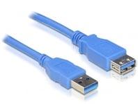 DELOCK – Extension cable USB 3.0 Type-A male > USB 3.0 Type-A female 1 m blue (82538)