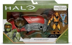 Halo Infinite World of Halo Banished Ghost with Elite Warlord Action Figure