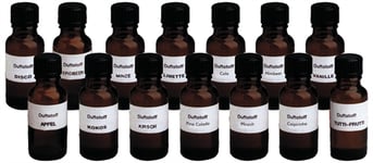 EUROLITE Fog Fragrance Set with all 14 Types, Eurolite Rök doftset med alla 14 typer