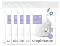 simplehuman 50L Code N Bin Liners - Pack of 100