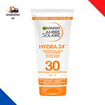 Garnier Crème Solaire, Lait Solaire Hydratant, SPF 30, Ambre Solaire, 50 Ml