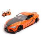 [FR] Jada Toys TOYOTA SUPRA 2020 FAST & FURIOUS ORANGE/BLACK 1:24 - JADA32097