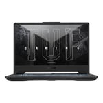 ASUS TUF Gaming F15 FA506NC-HN001W - AMD Ryzen 5 7535HS / jusqu'à 4.5 GHz Win 11 Home GF RTX 3050 16 Go RAM 512 SSD NVMe 15.6" 1920 x 1080 (Full HD) @ 144 Hz Ethernet, Fast Gigabit IEEE 802.11b, 802.11a, 802.11g, 802.11n, 802.11ac, Bluetooth 5.3, 802.11ax (Wi-Fi 6) Wi-Fi 6, noir graphite