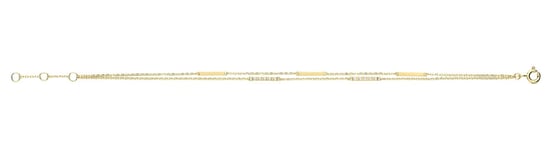 James Moore TH BR638 Women's 9ct Yellow Gold Multi Bar Jewellery