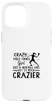 Coque pour iPhone 15 Joueur de ping-pong Crazy Table Tennis Fille