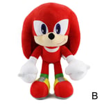 30 cm Sonic The Hedgehog Shadow Amy Rose Knuckle Tail Plyschleksak C W B One size