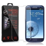 Cadorabo Film De Protection Compatible Avec Samsung Galaxy S3 / S3 Neo En Haute Transparent - Verre De Protection D'écran Durci (Tempered) D'une Dureté De 9h Avec Compatibilité 3d Touch