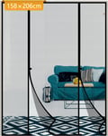 Magnetic Fly Screen Door 158x206cm, Reinforced Curtain for Sliding/French Doors