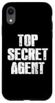 Coque pour iPhone XR Costume drôle d'agent fédéral d'agent top secret