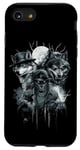 Coque pour iPhone SE (2020) / 7 / 8 Loup Alpha Loup-garou Meme Male Art Artwork Werewolf Wolf