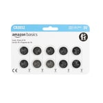 Amazon Basics Lot de 10 piles bouton CR2032 au lithium, 3 volts, longue durée de vie, sans mercure