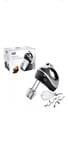 5 Speed Electric Hand Mixer Cake Dough Food Egg Beater Whisker 300W Black