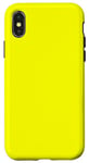 Coque pour iPhone X/XS Coque jaune clair