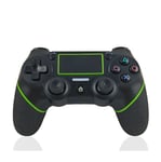 Wireless Joystick Sans Fil Gamepad, Dual Vibrations Manette Contrôleur De Jeu Pour Ps4 (Vert)