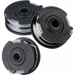 Lot De 3 Bobines Pour Débroussailleuse Bosch Art 24 27 30 30-36 Li 18 M 1,65 Mm