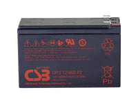 Csb Battery Ups 12460 High-Rate Blybatteri 12 V 9.6 Ah Blyfleece (B X H X T) 151 X 99 X 65 Mm Fladstik 6,35 Mm Vedligeholdelsesfri, Lav Selvafladning