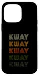 Coque pour iPhone 14 Pro Max T-shirt Kway Love Heart style grunge vintage noir Kway