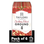 Taylors of Harrogate Christmas Blend Ground Coffee, 200 g (Pack of 6 - Total 1.2kg)