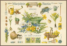 Point De Croix Compté Kit Tableau Complet Set PRINTEMPS DANS LE JARDIN De Broderie Loisir Créatif Maison Decoration Cadeau DIY ca. 69 x 49 cm Counted Cross Stitch Embroidery