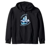 Antarctica I Survived The Drake Passage Boat Zip Hoodie