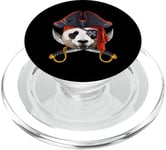 Costume d'Halloween pirate Jolly Roger avec os croisés PopSockets PopGrip pour MagSafe