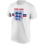 ⭐ NEW ENGLAND FOOTBALL ESSENTIALS PRIMARY LOGO WHITE T SHIRT MENS LARGE ⭐