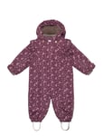 En Fant Snowsuit Aop Lila