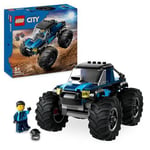 LEGO City Blue Monster Truck Toy for 5 Plus Year Old Boys and Girls, Vehicle Set